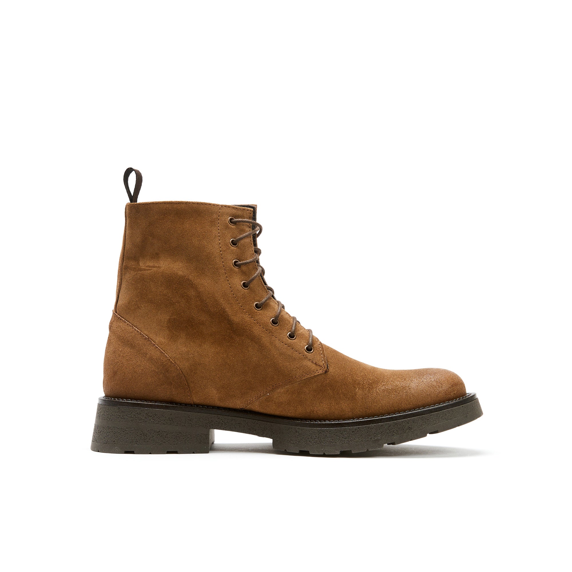 Derby ankle boot chestnut brown