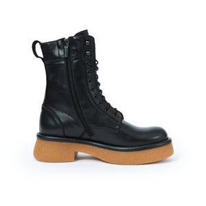 Lace-Up boot black