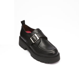 Monk strap mocassin black