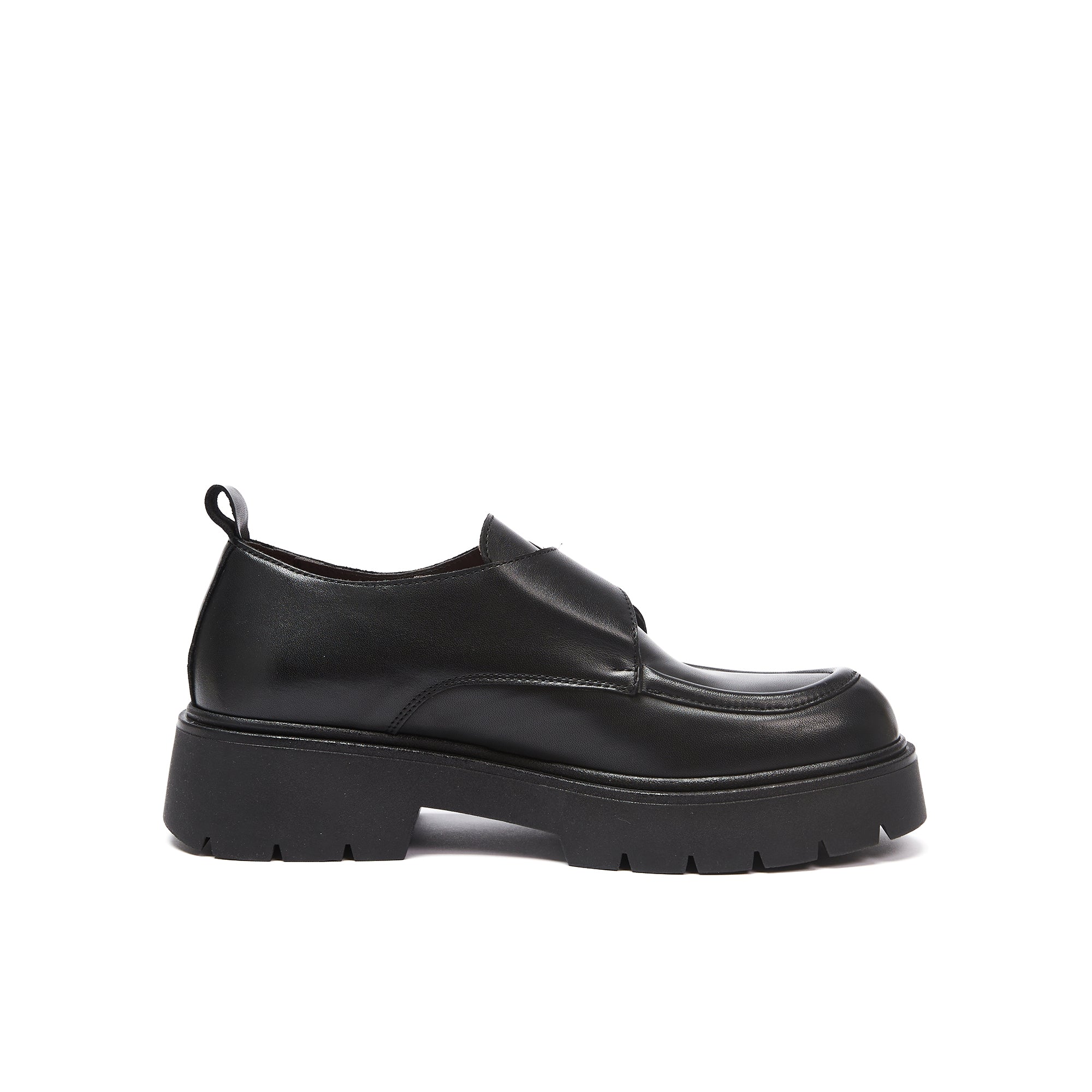 Monk strap mocassin black