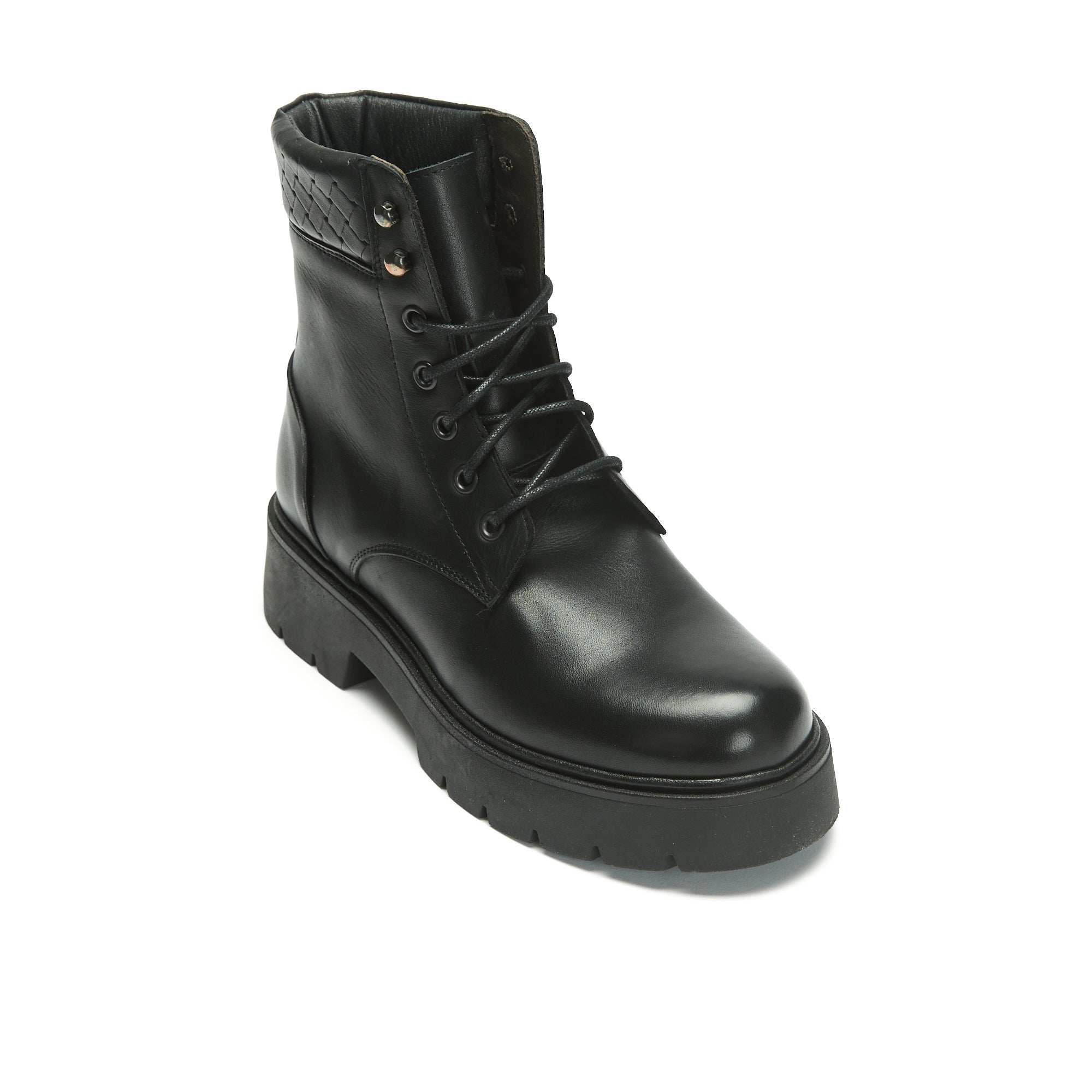 Derby ankle boot black